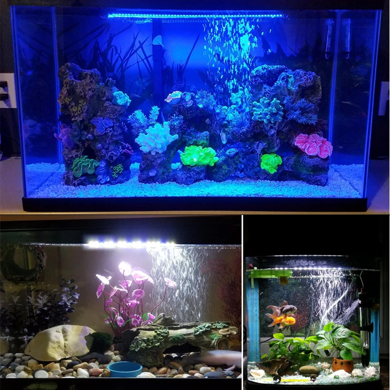 Оссветильник итель для аквариума длиной 28 см светодиодный оссветильник ительный