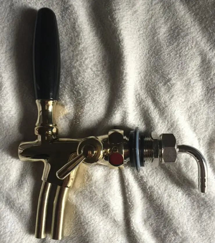 Brass draft beer dispenser faucet Bar/Restaurant Kegerator Tap homebrew chrome plated Hotel/Living Room adjustable | Обустройство