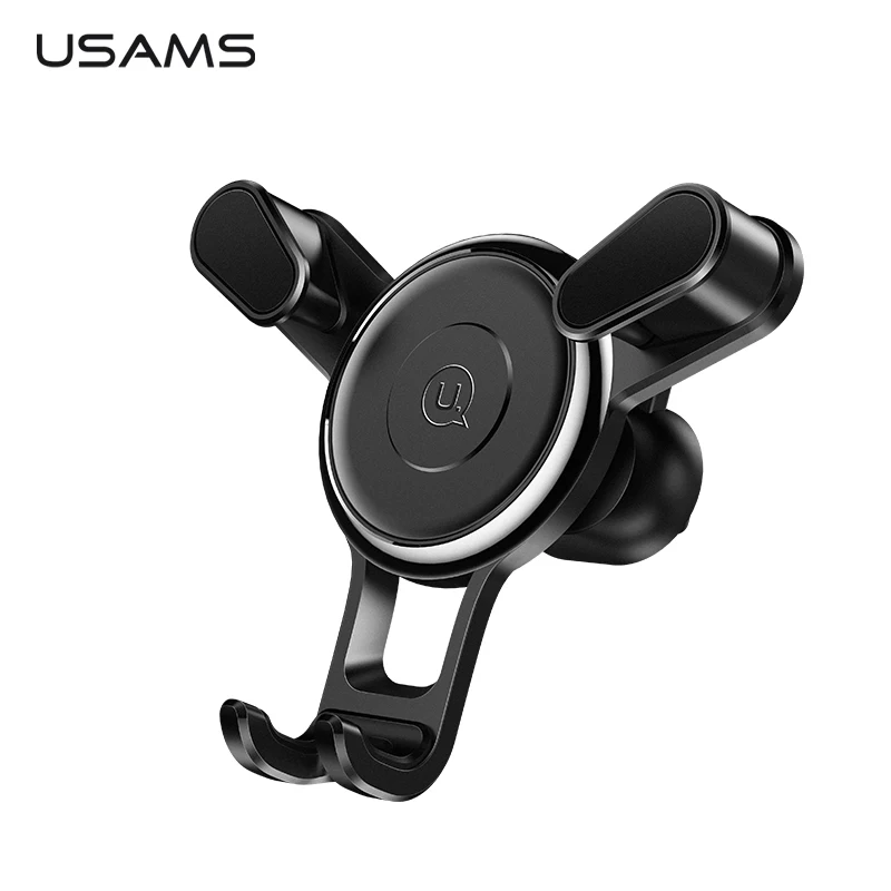 360 Degree Rotating Air outlet Gravity Bracket Car Phone Holder USAMS 4~6 inch Mini Vent Mount Mobile Stand | Мобильные телефоны и