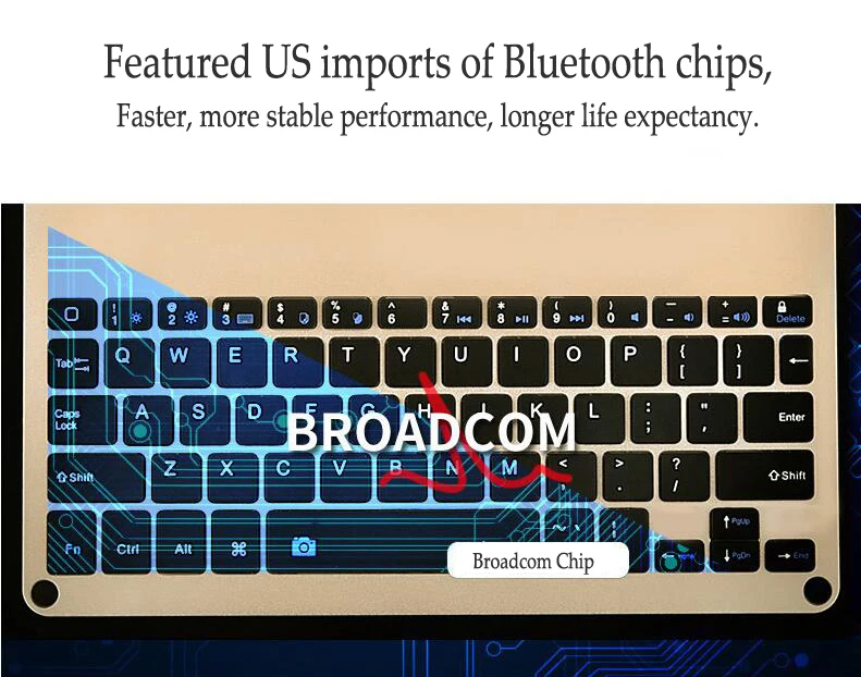 For iPad Pro 9.7 inch 2016 Wireless Bluetooth Keyboard Case Tablet Aluminum Alloy Flip Stand Cover+Stylus | Компьютеры и офис