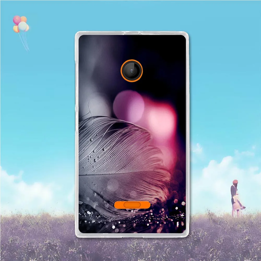 Чехол для Nokia N430 задняя крышка чехол с 3D рисунком Lumia 430 мягкий силиконовый из ТПУ