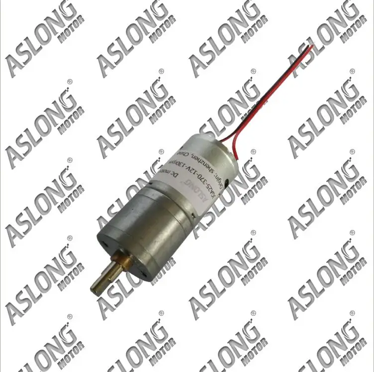Аслонг JGA25-370-12V-130R умный мотор-редуктор постоянного тока