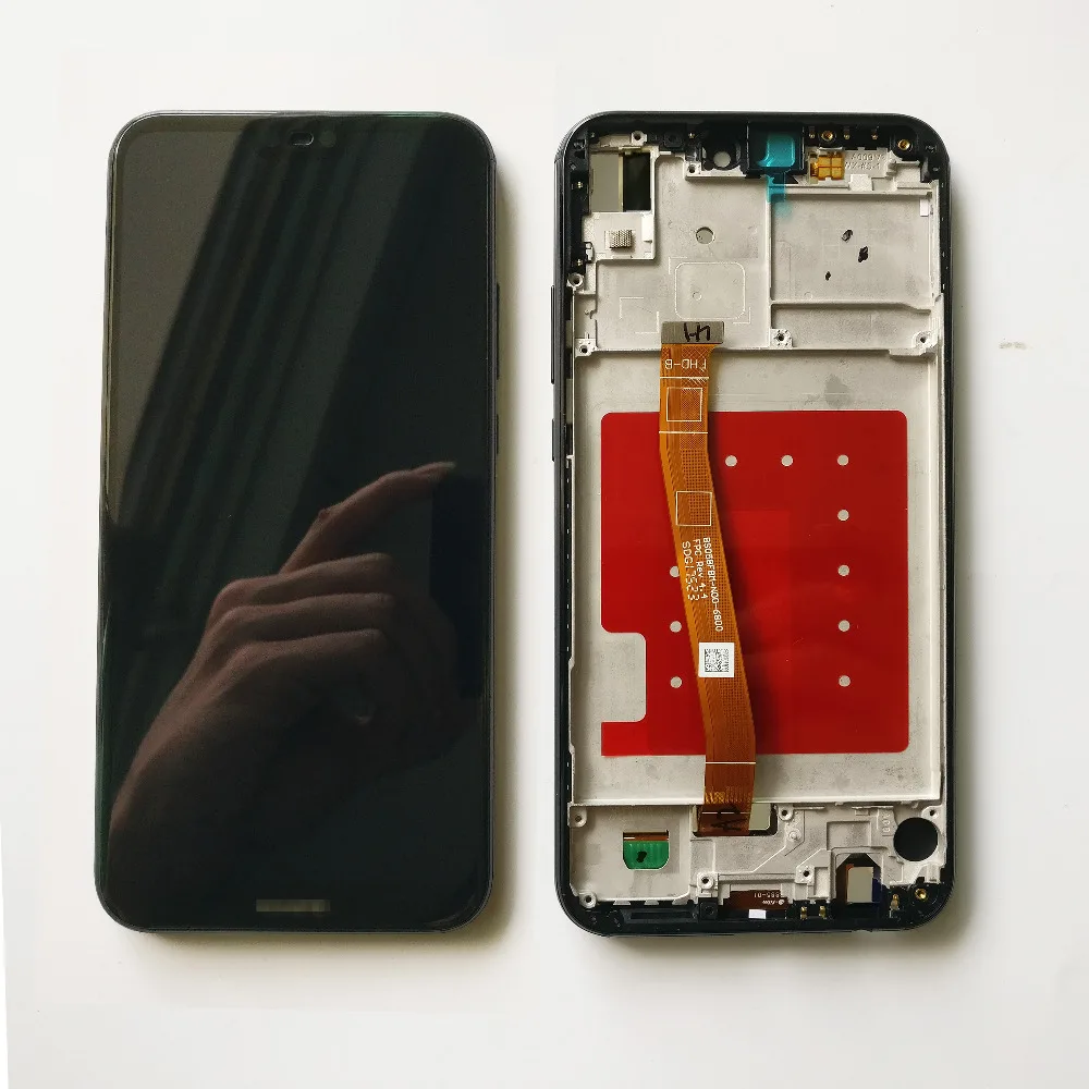 100% протестированный 5 84 дюймовый черный/синий/розовый для Huawei P20 lite / Nova 3e ЖК дисплей с сенсорным экраном