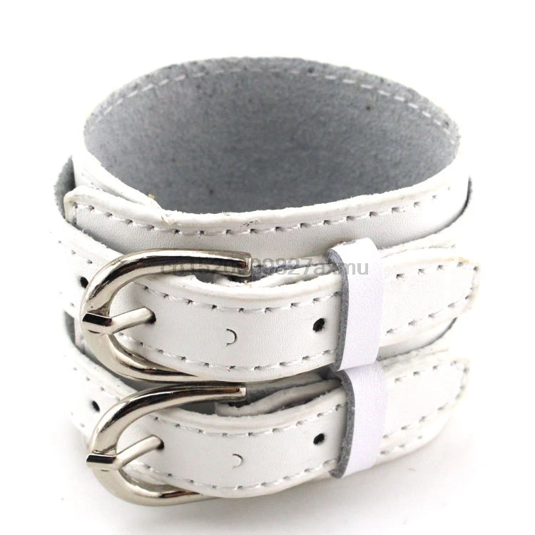 50PCS Fashion Double Belt Leather Wrist Friendship Big Wide Bracelet for Men Buckle Vintage Punk Jewelry | Украшения и аксессуары