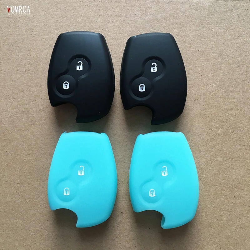 2017 Популярный силиконовый чехол для автомобильного ключа с 2 кнопками Renault Dacia Logan
