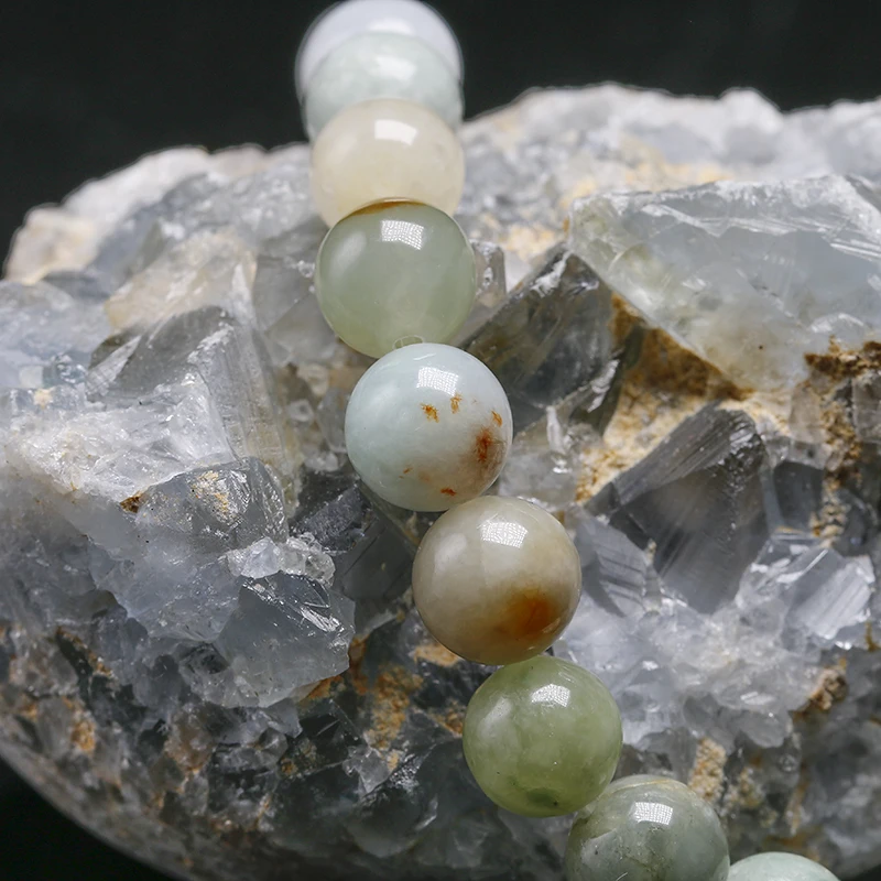 Натуральные натуральные изумрудные браслеты AAA из Мьянмы удачи амулет