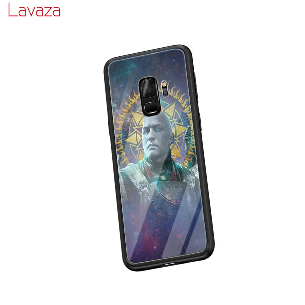 TG16 Lavaza Destiny 2 закаленное Стекло чехол для Samsung Galaxy S8 S9 S10 плюс S7 края Примечание 8 9 Мягкие TPU крышка - Цвет: TG16