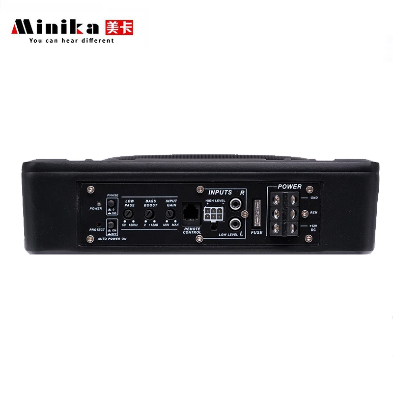 Автомобильный сабвуфер Minika модифицированный бас 10 дюймов 12 В Hi Fi активный