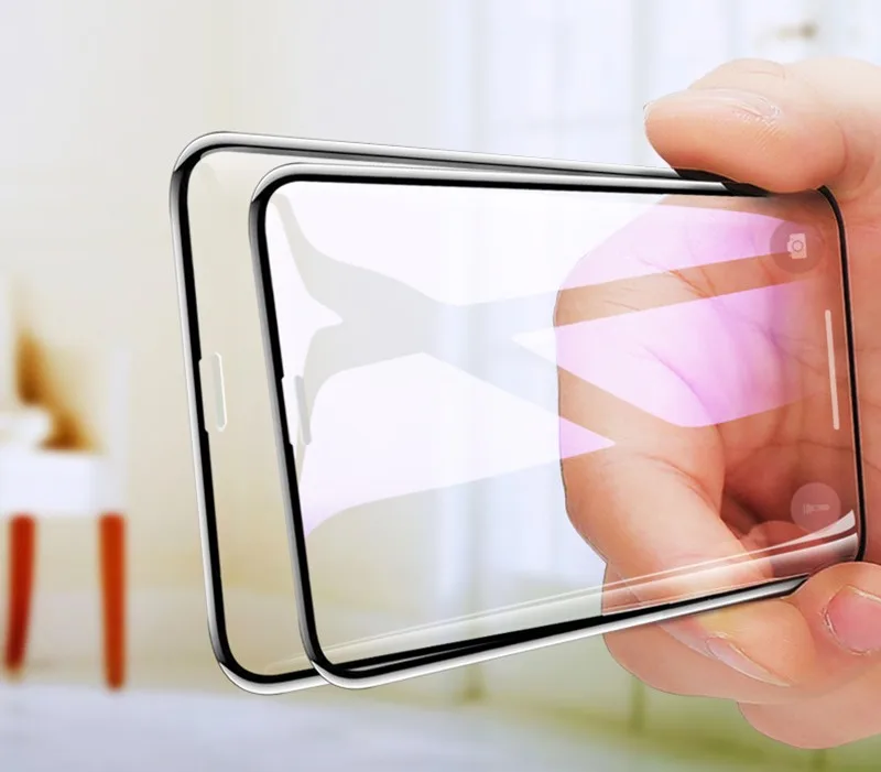 5D изогнутое полное покрытие XS MAX закаленное стекло Защита экрана для iPhone Xs Max