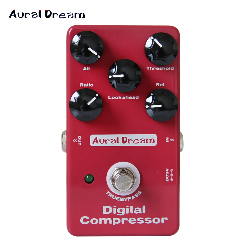 Aural Dream Digital Effect Pedal Digital Compressor Five knobs of Digital Compressor guitar pedal