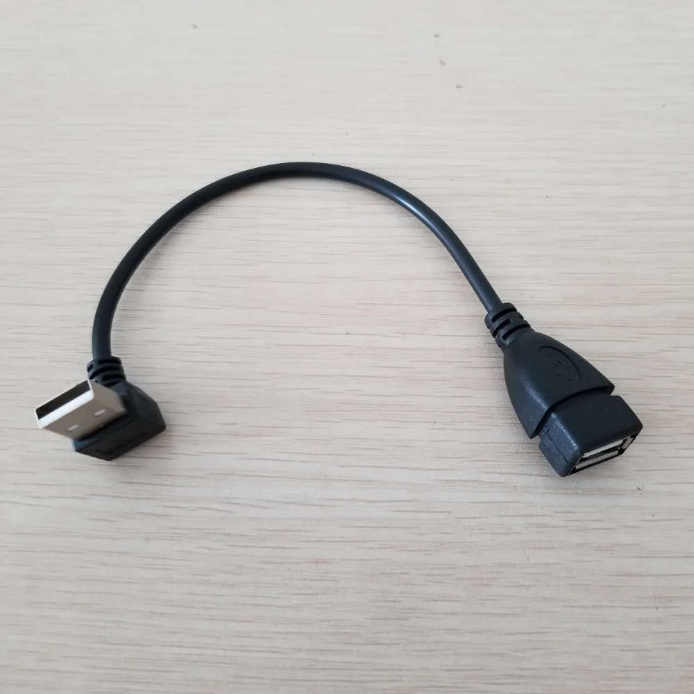 90 градусов правый угол USB вверх изгиб расширение данных зарядный кабель от