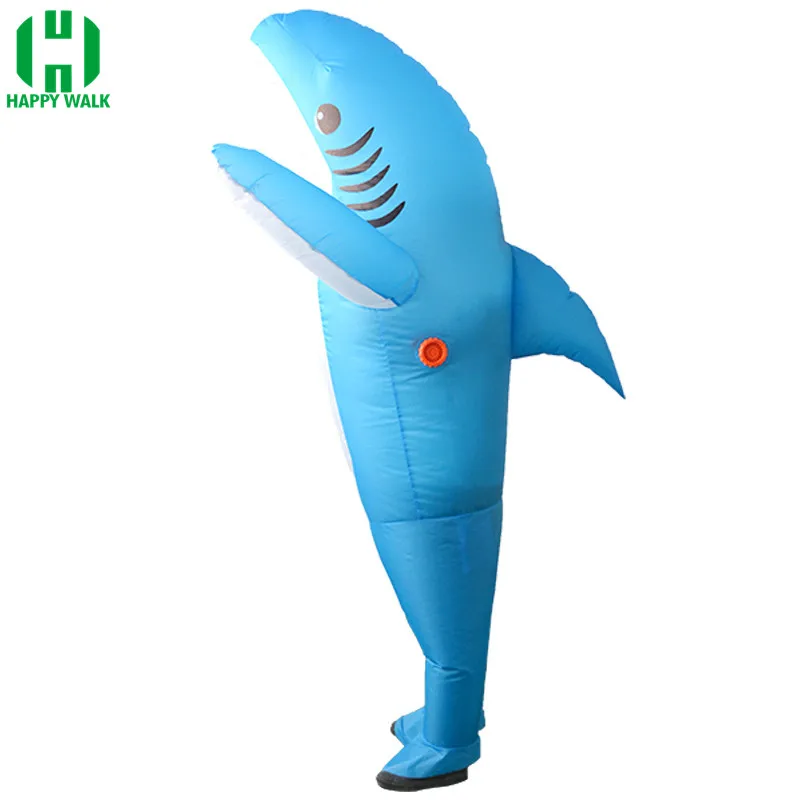 Надувные костюмы акулы маскарадный костюм из мультфильма праздничный забавные