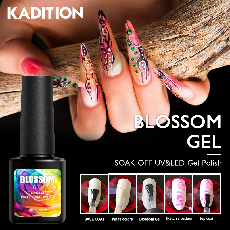 KADITION BBlossom Гель лак завораживающий цветной для ногтей долговечный УФ