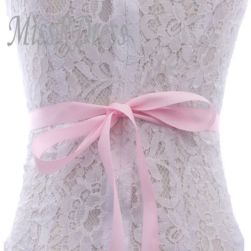 pink MissRDress Стразы жемчуг свадебный пояс розовое золото Кристалл Свадебный Пояс алмазный пояс для свадебного платья свадебное украшение JK810 - Цвет: pink