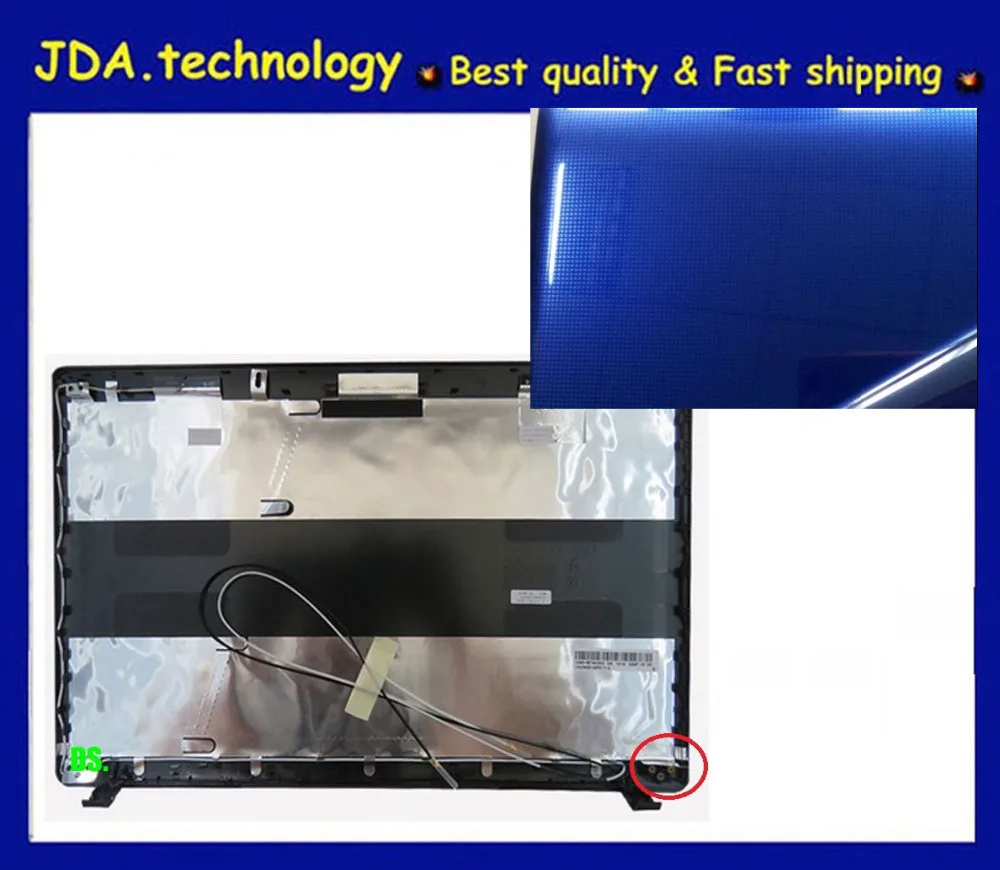 Новая задняя крышка MEIARROW для ЖК дисплея ASUS X55 X55C X55A k55a k55v k55vd U57A A синий|lcd back cover|lcd