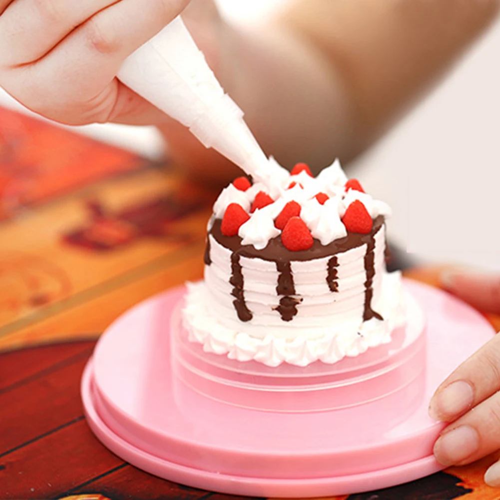 Декорация для тарелки подставка нескользящая подошва Sugarcraft вращающаяся