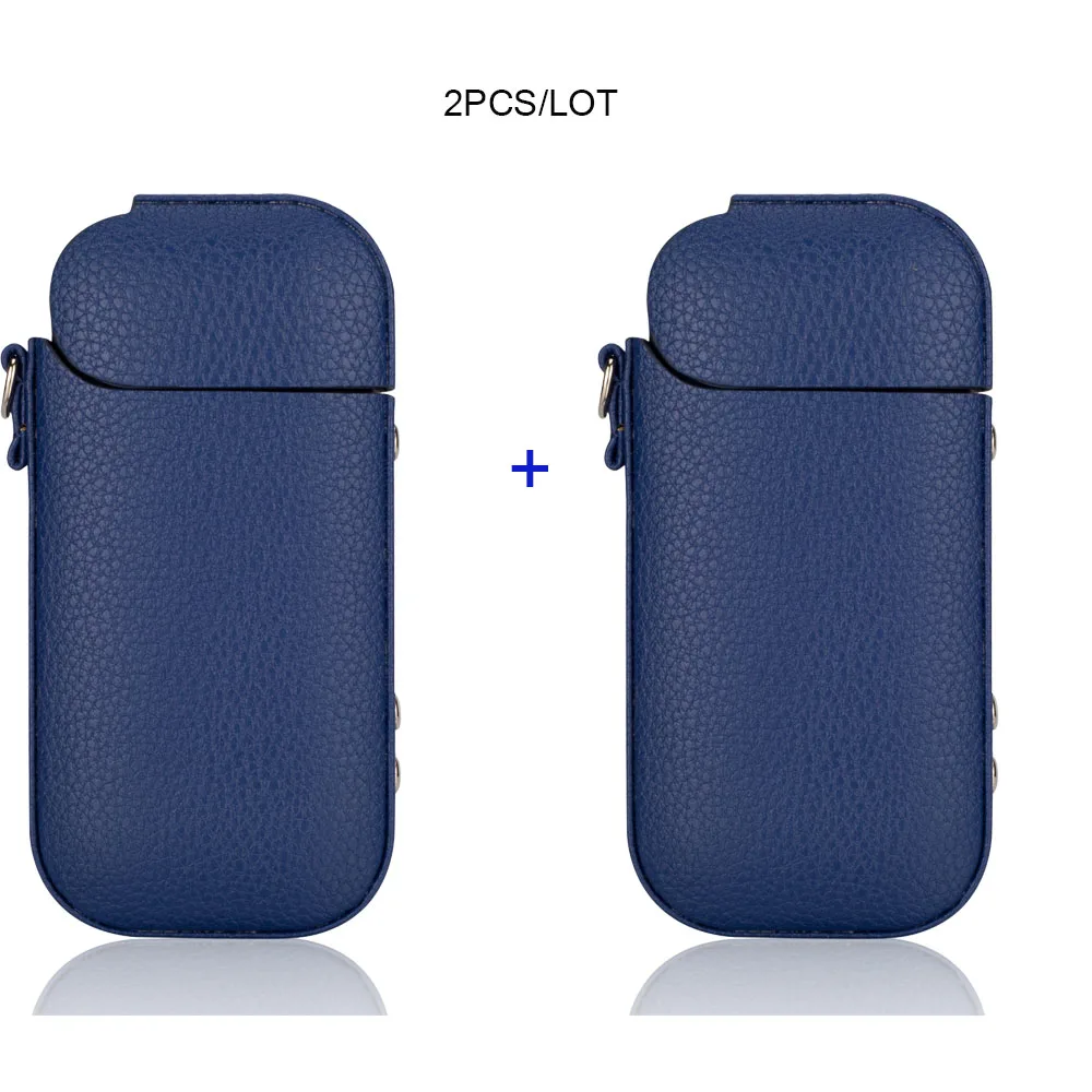 JINXINGCHENG 2 шт./партия сумка PU чехол для Iqos 2,4 Plus кожаный чехол защитный чехол-держатель - Цвет: 09BB