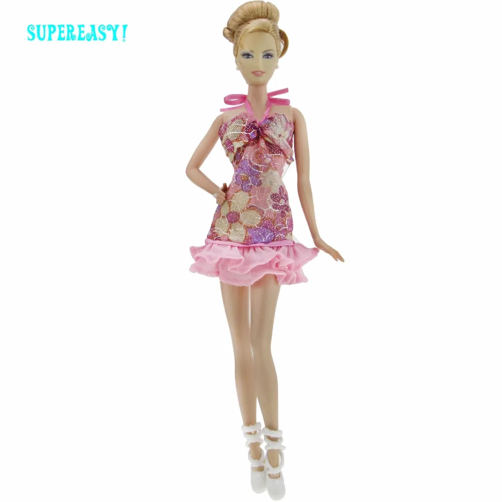 2 предмета = 1 пикантное мини платье с лямкой на шее модная эластичная юбка цветами