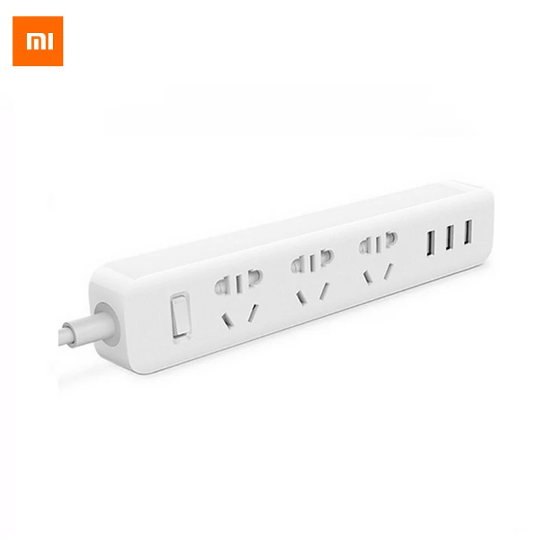 Xiao mi адаптация полосы питания Быстрая зарядка 3 USB удлинитель разъем с