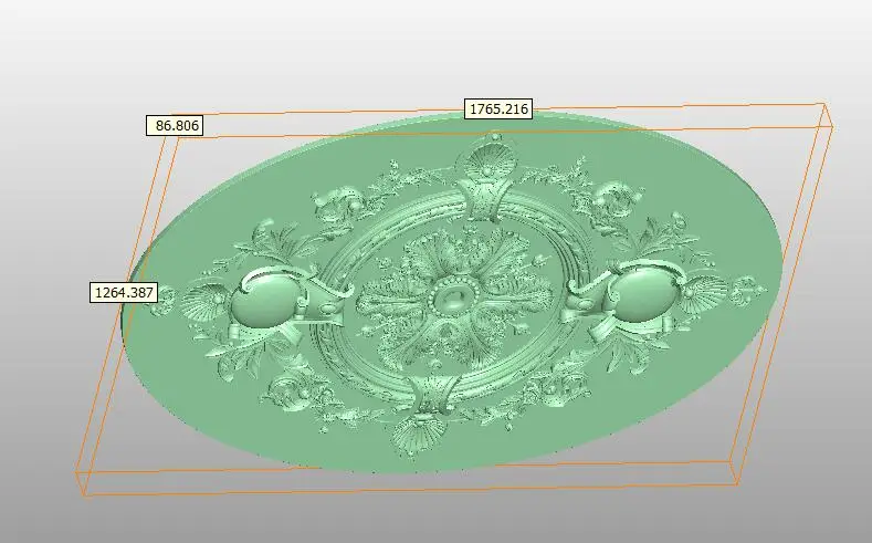 3d модель Красивая пластина ЧПУ маршрутизатор гравировка рельеф формат STL файл