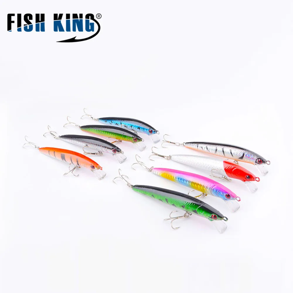 FISH KING приманка в виде гольяна 1 шт. 8 г 90 мм 0 5 м качественная искусственная жесткая