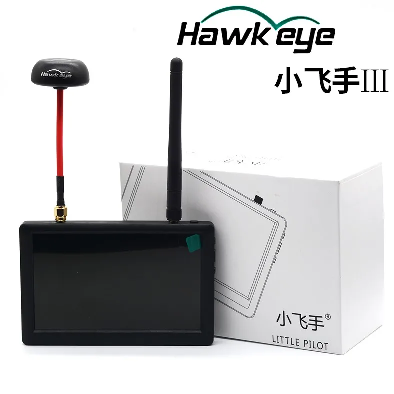 Hawkeye Little Pilot III фотографии 5 дюймовый 8G 40CH FPV HD монитор 800X480 воздушный дисплей с