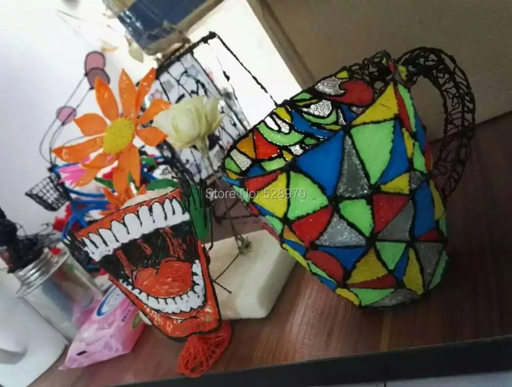 20 шт./упак. Творческий 3D печать Ручка фото рисунок Бумага прессформы мультфильм DIY