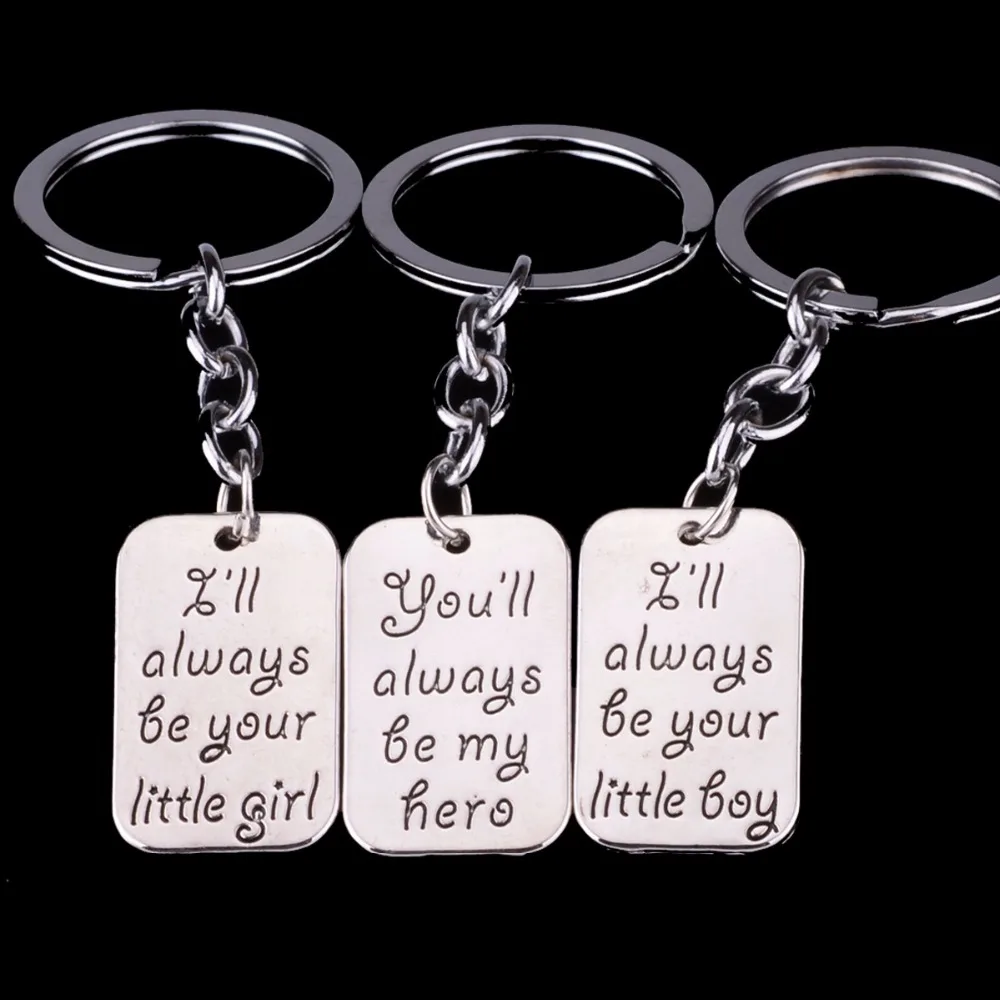 Семья мой герой маленькая девочка мальчик папочка папа дочь сын брелки цепочки