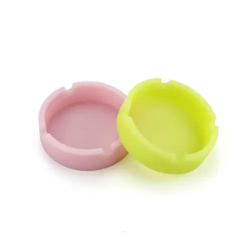 Силиконовая Круглая Пепельница термостойкая Горячая сигарета для курения