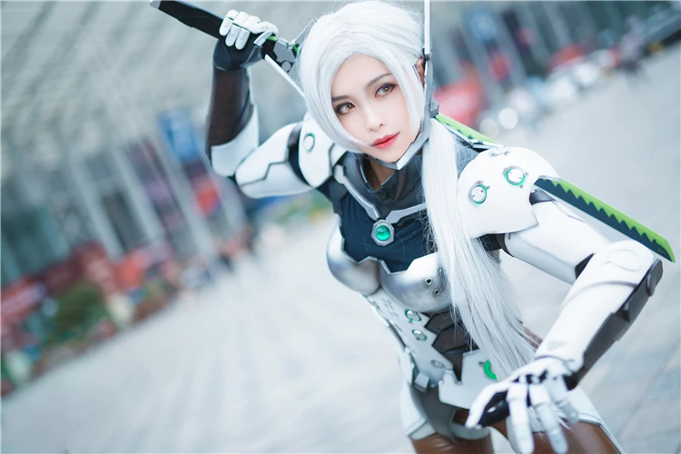 Настроить Overwatch Genji Genderbent Броня Косплей