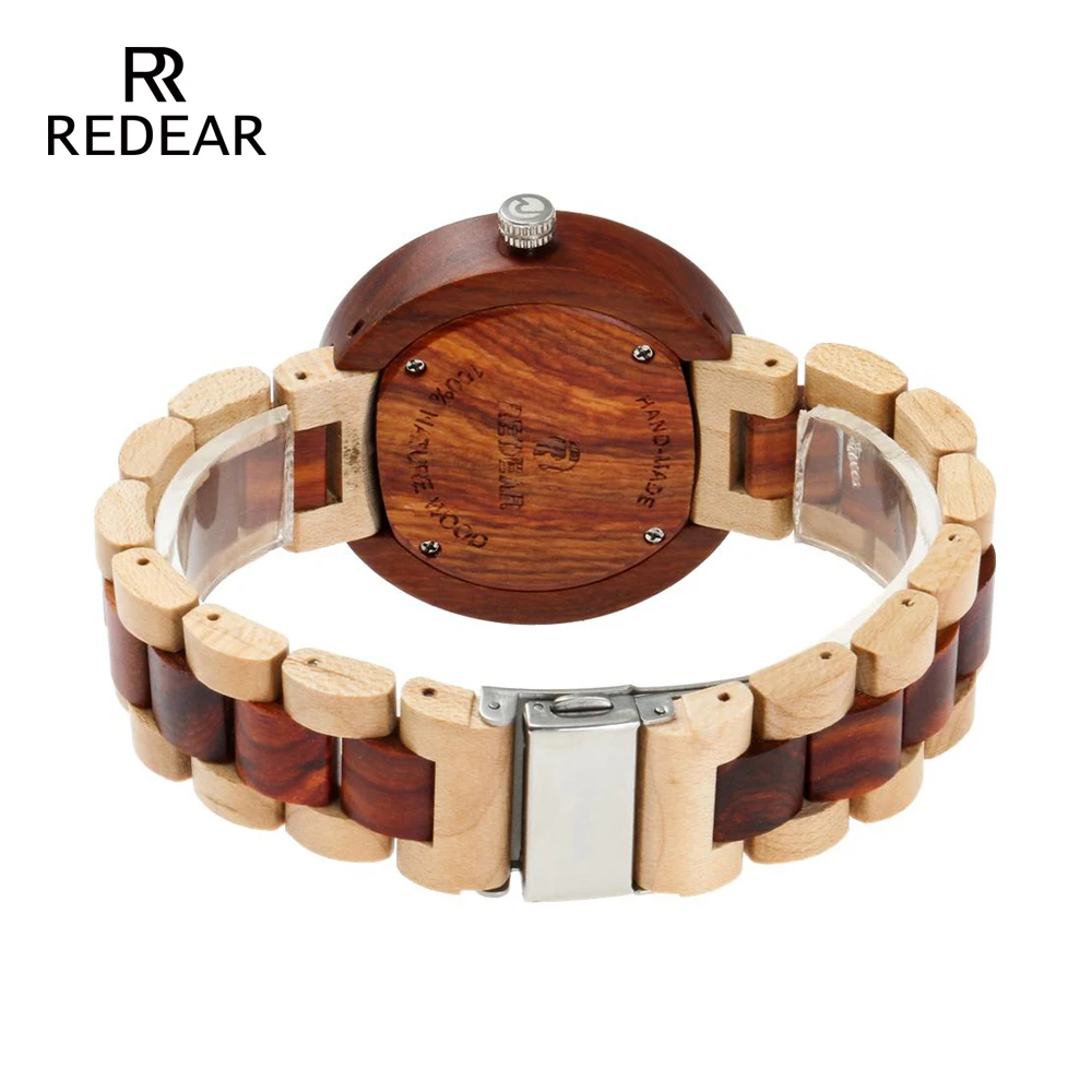 REDEAR Лидер продаж Новые деревянные часы с неделю показывают дату Дисплей