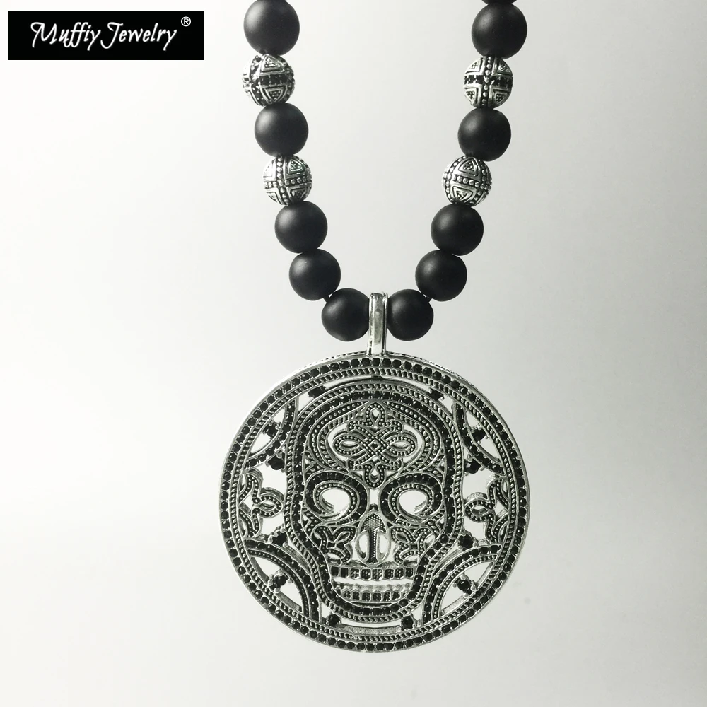 Skull Pendant Necklace Europe Style Rebel Fashion Good Jewelry For Men &amp Women 2019 Gift 925 Sterling Silver Super Deals | Украшения и