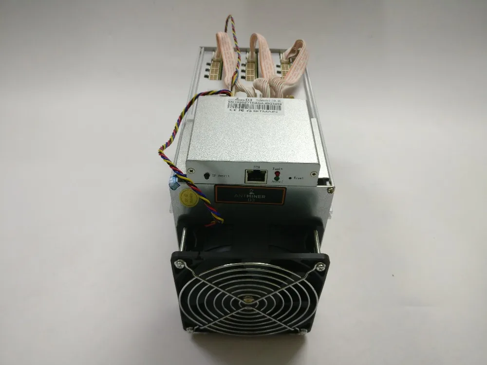 Шахтер ANTMINER D3 19GH/s 1200 Вт на стене (без источника питания) BITMAIN X11 dash mining machine can MINER BTC on