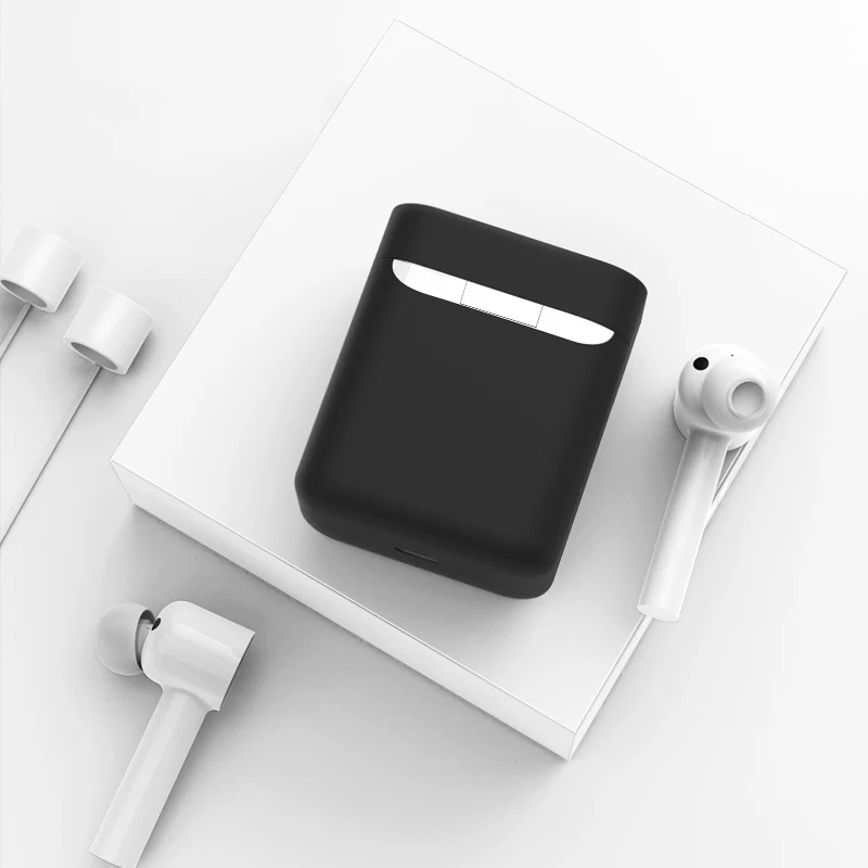 Option 2 Силиконовый беспроводной чехол для наушников для Xiaomi Airdots Pro, беспроводная bluetooth-гарнитура, силиконовый чехол с защитой от падения - Цвет: Option 2