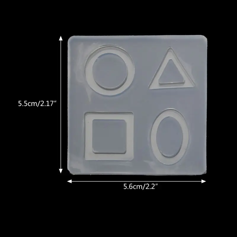 

Silicone Acrylic Earring Necklace Pendant Mold Resin Casting Mold Jewelry Making