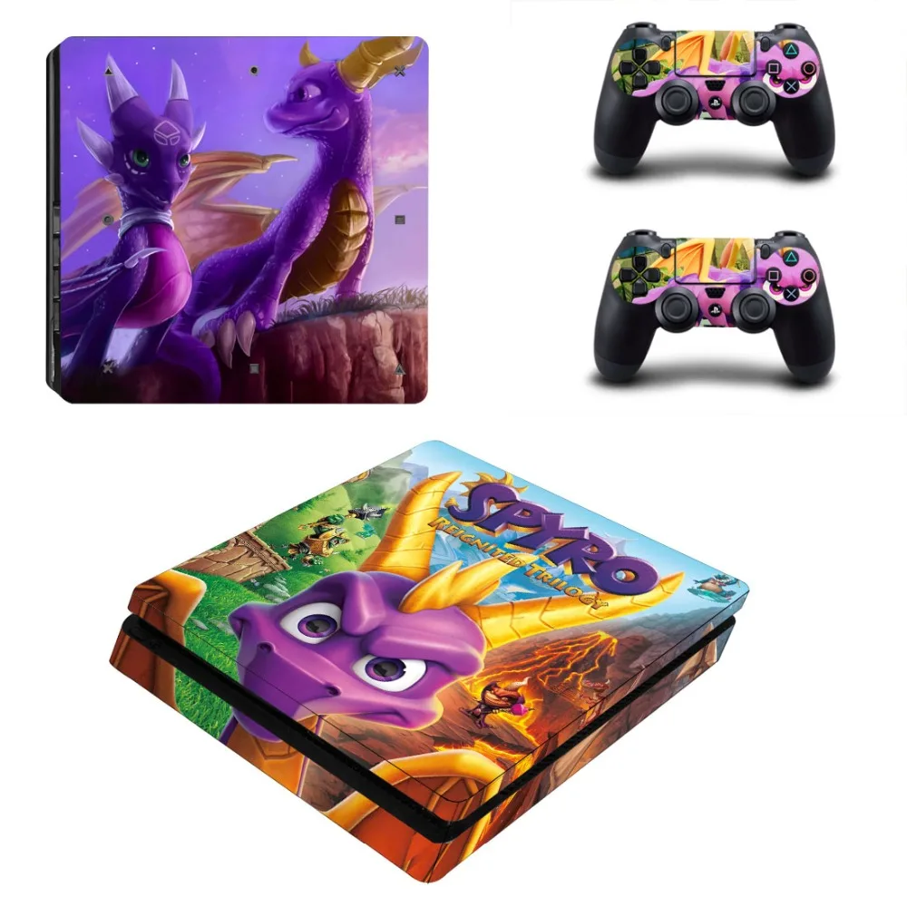 Игра Spyro Дракон PS4 тонкий переводная картинка наклейка для Sony PlayStation 4 консоли и 2