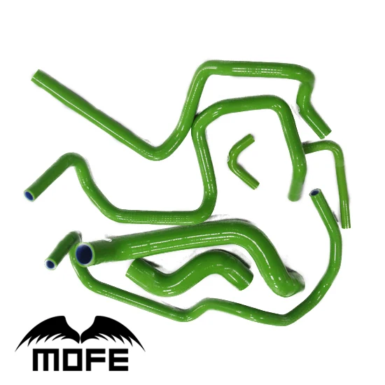 

Mofe 7 шт. зеленый силиконовый шланг радиатора охлаждающей жидкости для Nissan P11 первоклассный 1995-2002