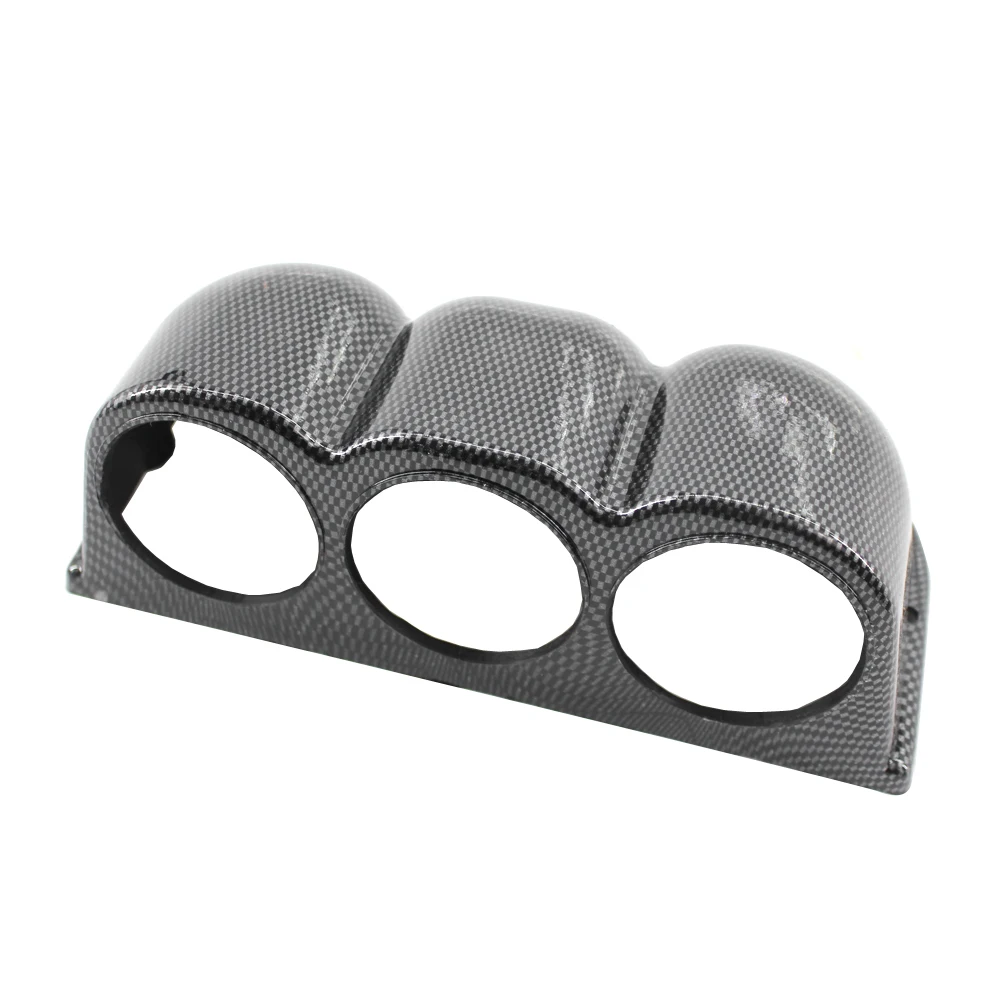 Тройной Манометр с 3 отверстиями Держатель 52 мм из углеродного волокна для Ford Focus 2