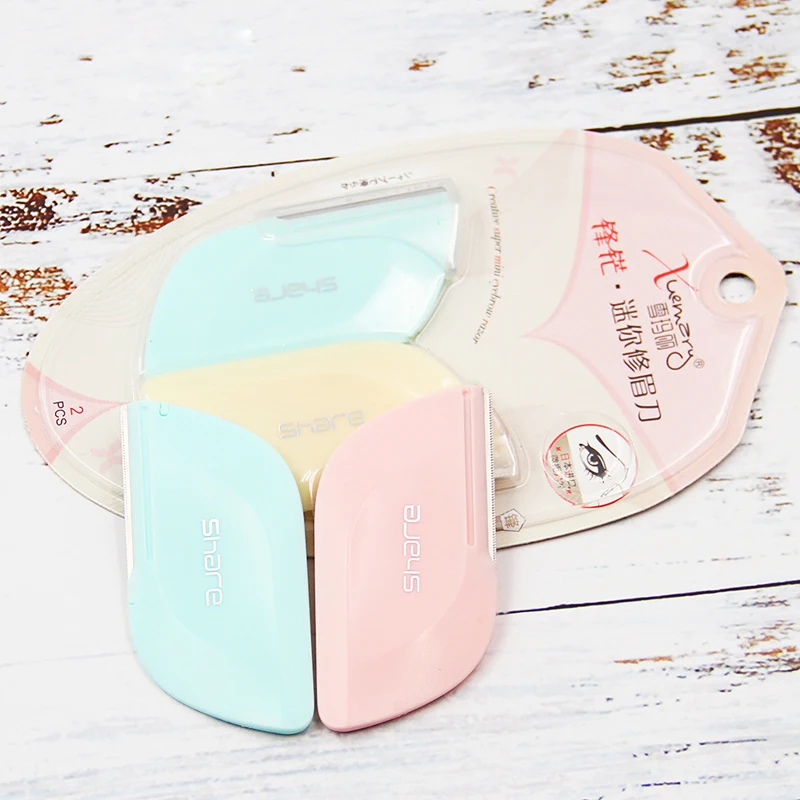 2 шт./компл. компактная портативная четырехсторонняя Бритва для удаления волос на