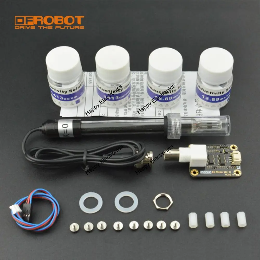 Гравитационный аналоговый датчик электропроводимости DFRobot V2 (K = 1) плата