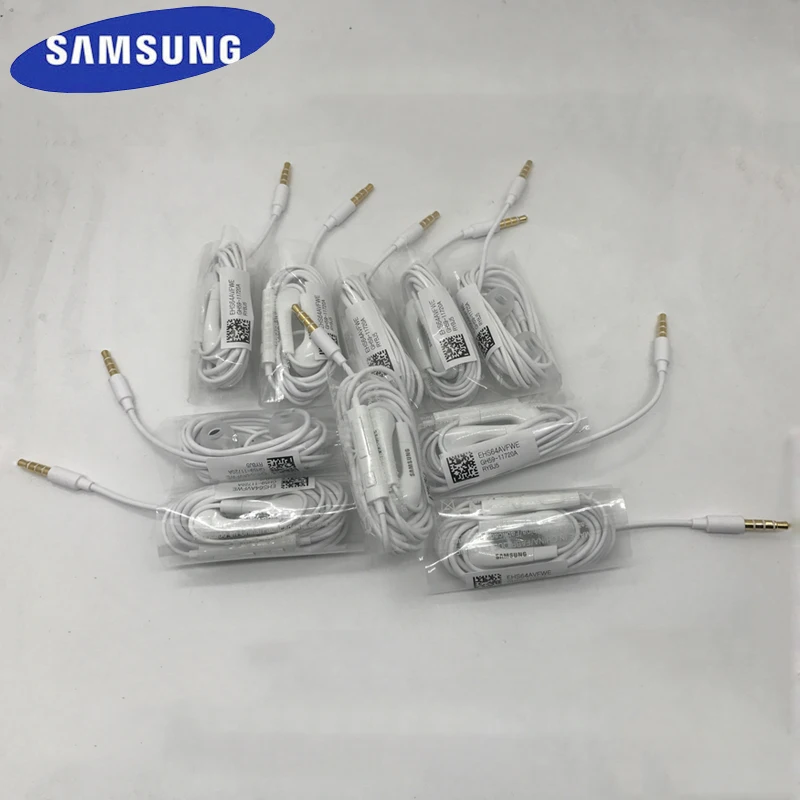 Оригинальные наушники SAMSUNG EHS64 оптовая продажа проводные 3 5 мм с микрофоном для