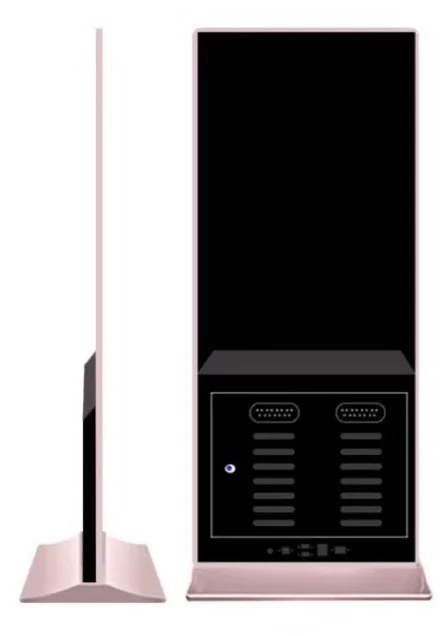 Напольный киоск 3 см ультра тонкий рекламный плеер 32 42 43 47 49 50 дюймов LCD сенсорный