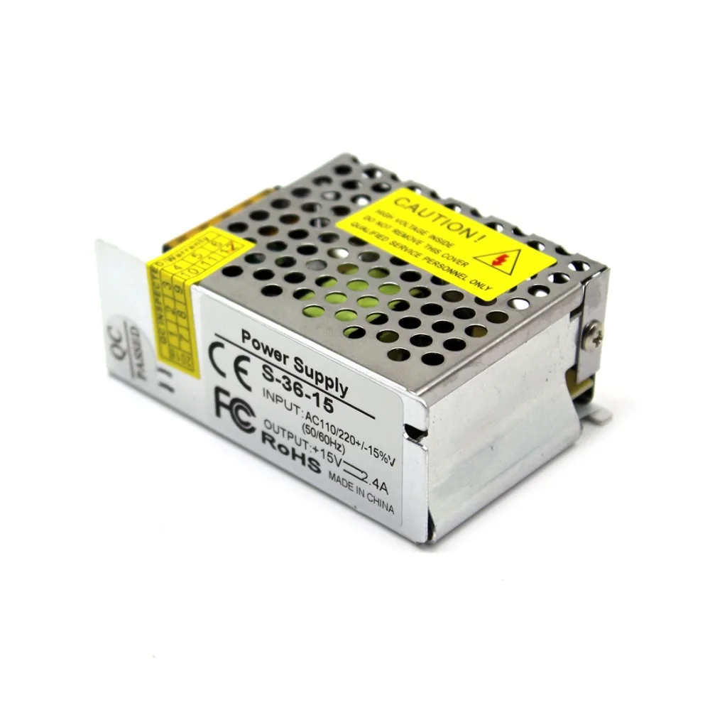 Регулируемый источник питания постоянного тока 15V 2.A 36W Импульсный драйвер