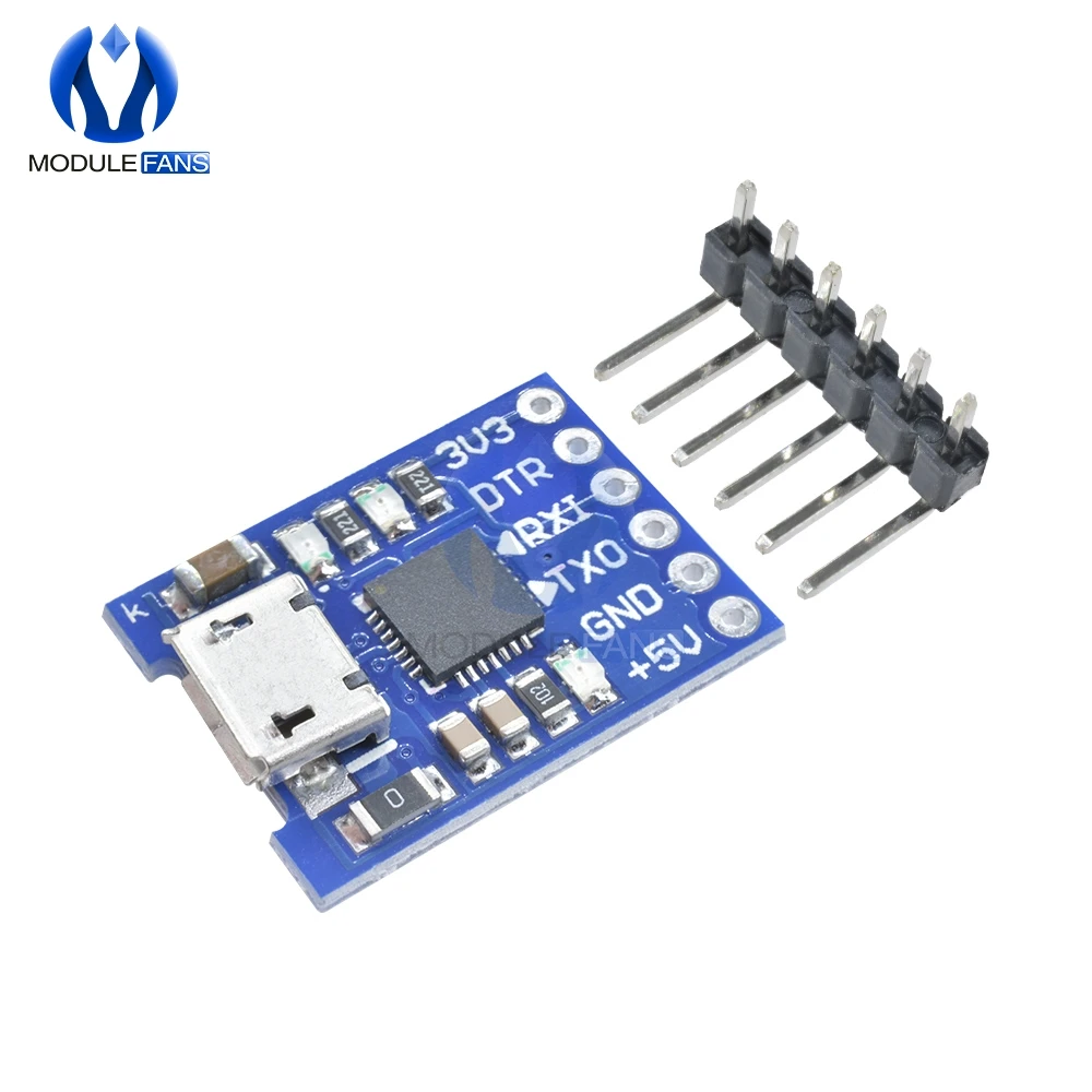 Преобразователь CJMCU CP2102 с MICRO USB на UART TTL модуль последовательный преобразователь 6