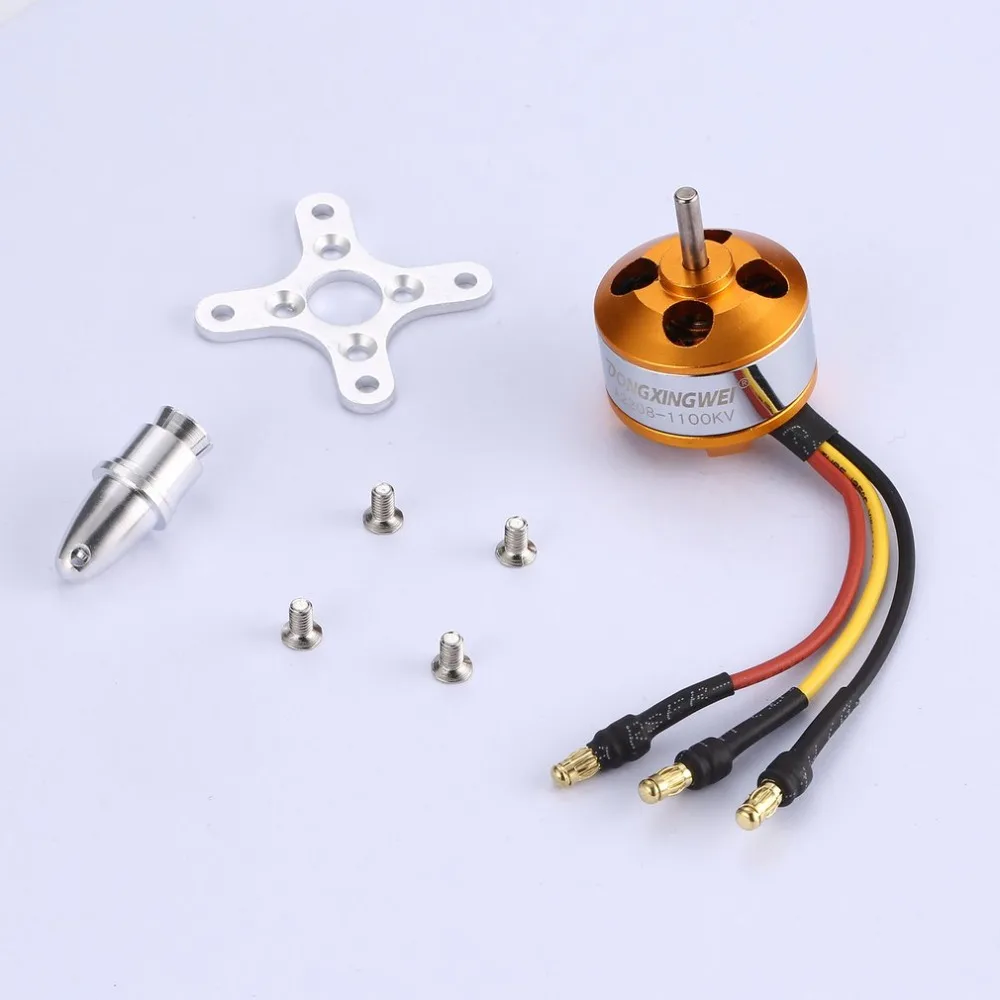 DXW A2208 1100KV 2 4S Outrunner бесщеточный двигатель для RC FPV беспилотный летательный аппарат