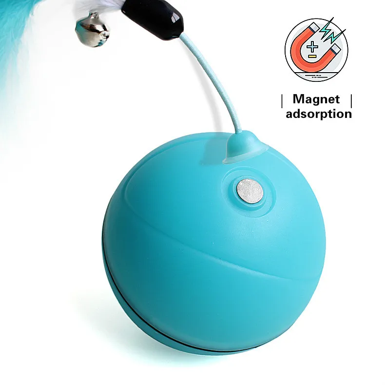 Светодиодная игрушка для кошек автоматически закатывает светящийся