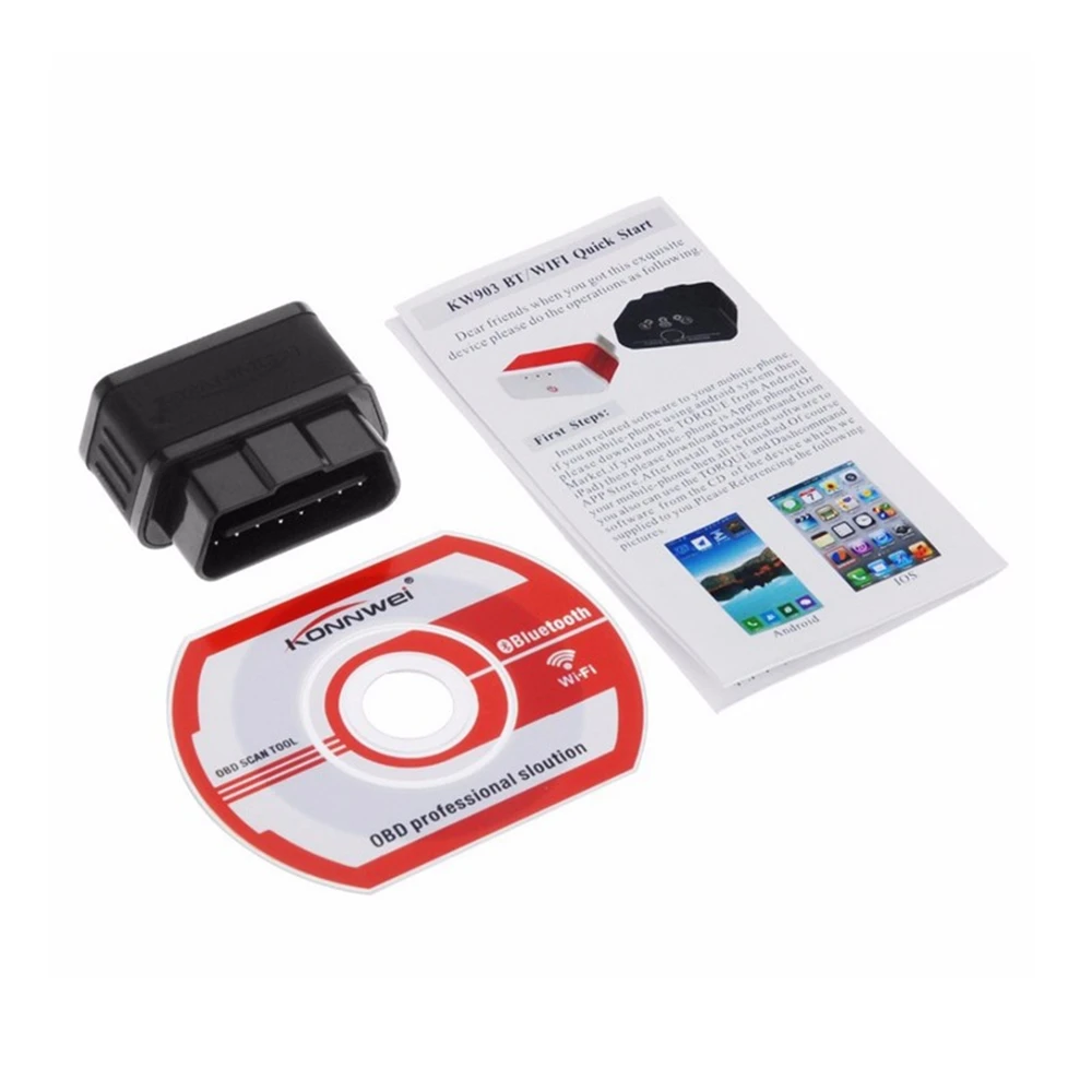 Лучший OBD2 wifi ELM327 Автосканер ELM 327 Wi-Fi для IOS iPhone iPad OBD ODB2 считыватель кодов Сканер автоматический диагностический инструмент