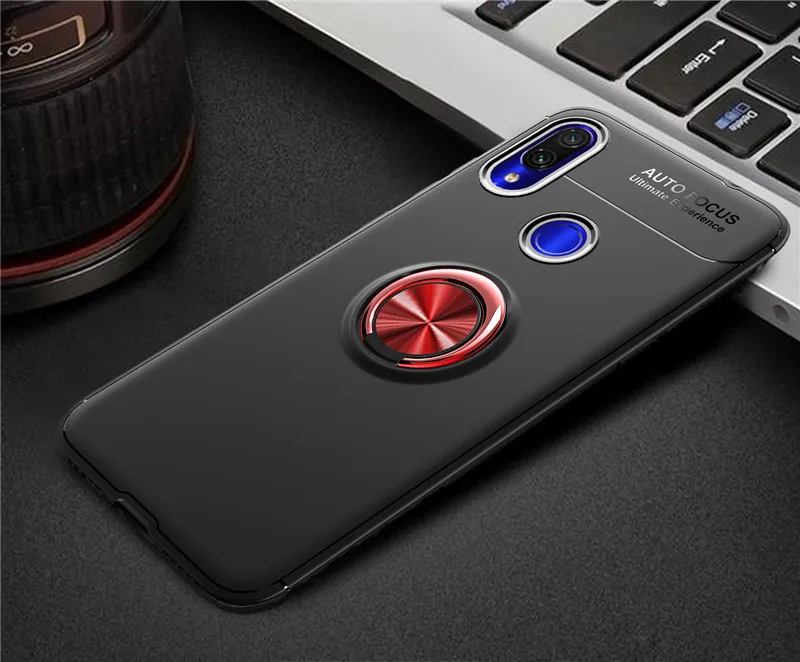 MAKAVO для samsung Galaxy A30 Чехол-кольцо держатель Матовая Мягкая силиконовая задняя крышка для samsung Galaxy A10 A20 A40 A50 чехол для телефона