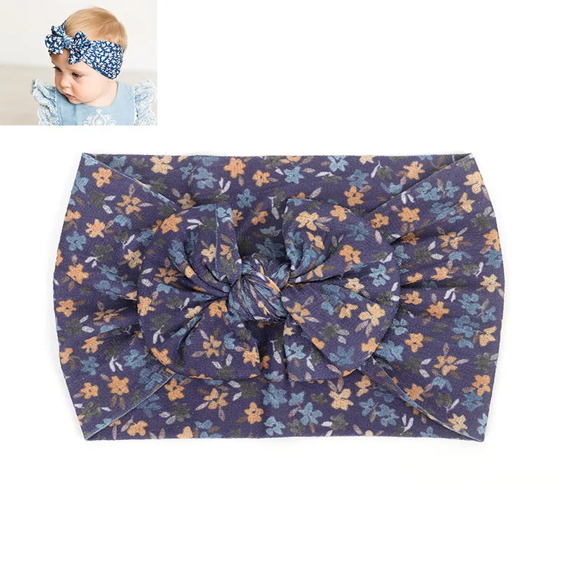 Украшение для детей повязка на голову малышей с цветочным узором Детские
