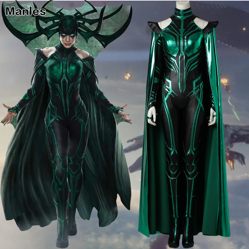 Прицепы HeLa Косплэй костюм Тор Ragnarok Косплэй фильм ТОР 3 наряд сексуальное Для женщин костюм модную одежду Хэллоуин плащ Сапоги и ботинки для девочек для взрослых
